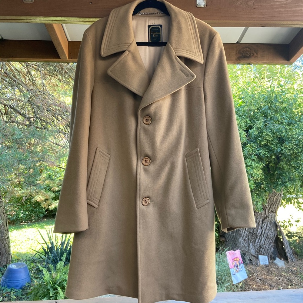 Vintage Christian Dior Overcoat 42L